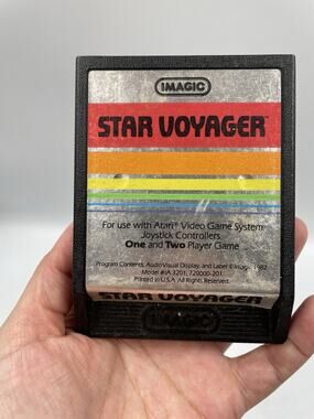 Star Voyager (Atari 2600) Text Label Cartridge Only TESTED